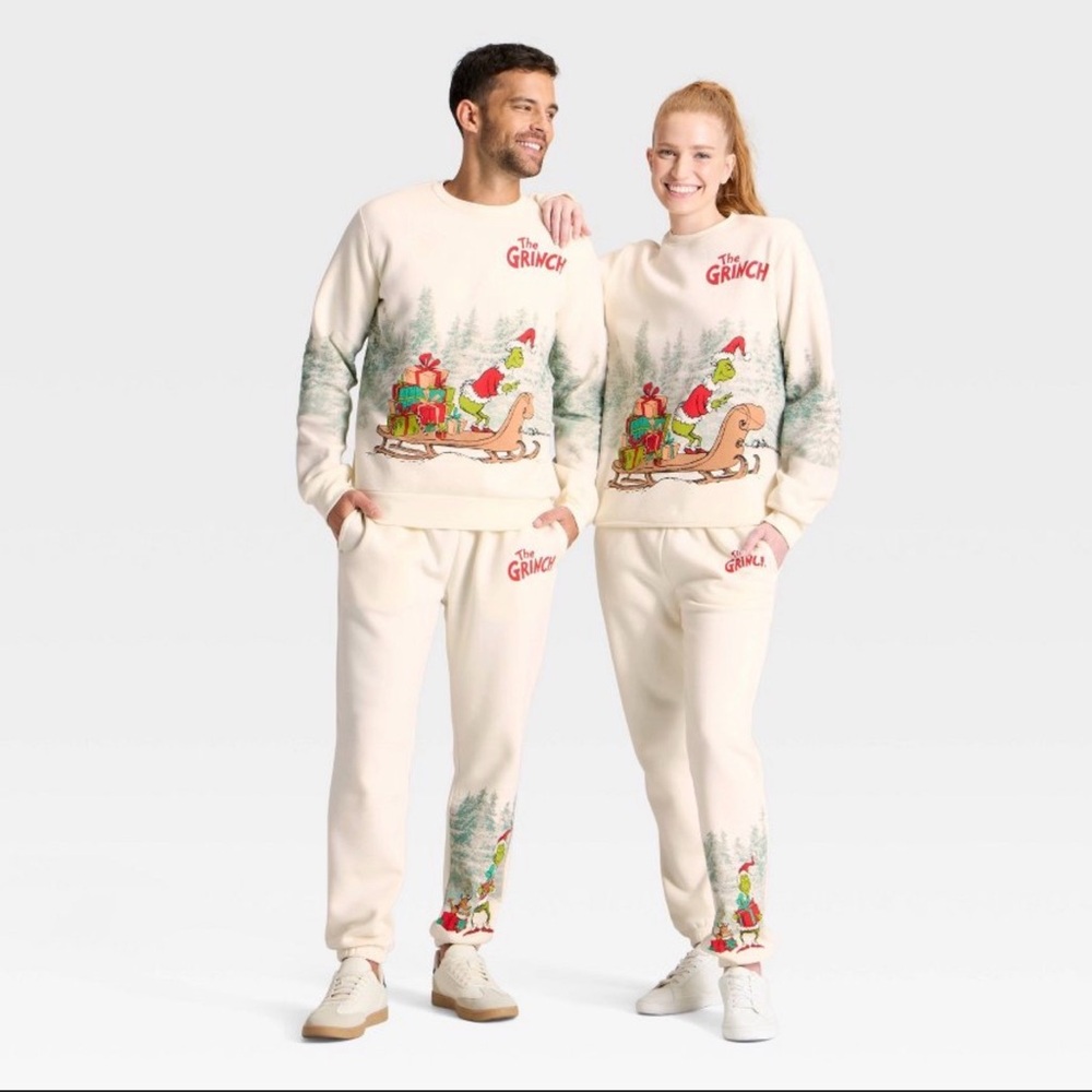 The Grinch Holiday Set- Joggers